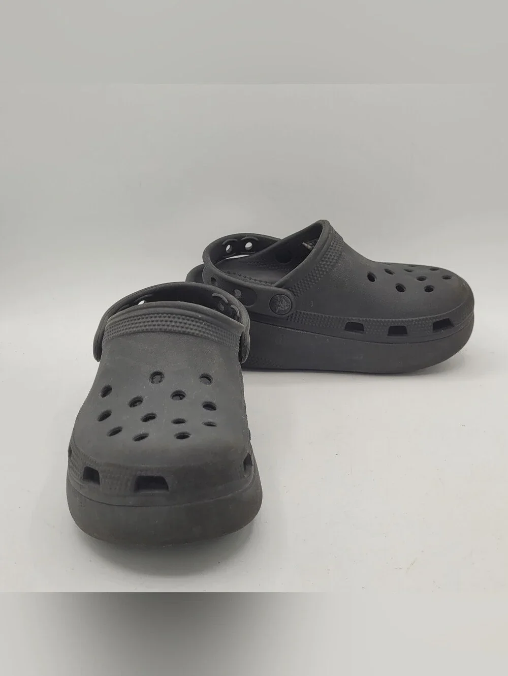 Crocs Black Platform Clogs Size 13
